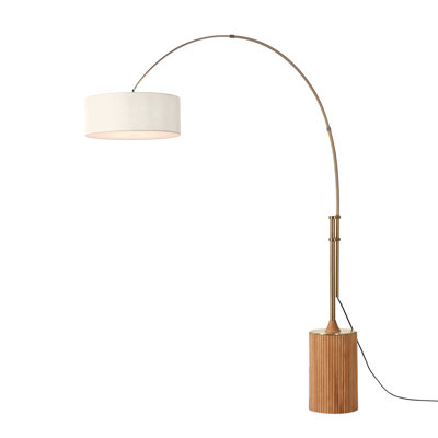 Tambo 92" Walnut Floor Lamp