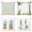 Ensemble de housse de coussin 4 pièces Exotic Fruits Composition of Tropical Ananas-57388115