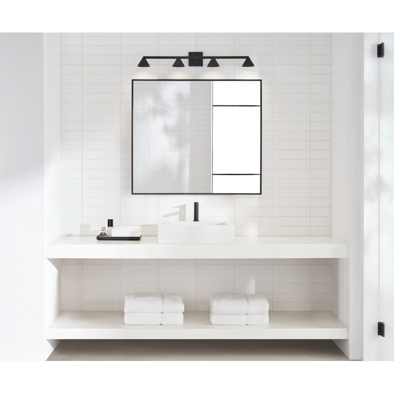Midrand LED Vanity Light, 2, 5" H x 14.7" W x 5.7" D