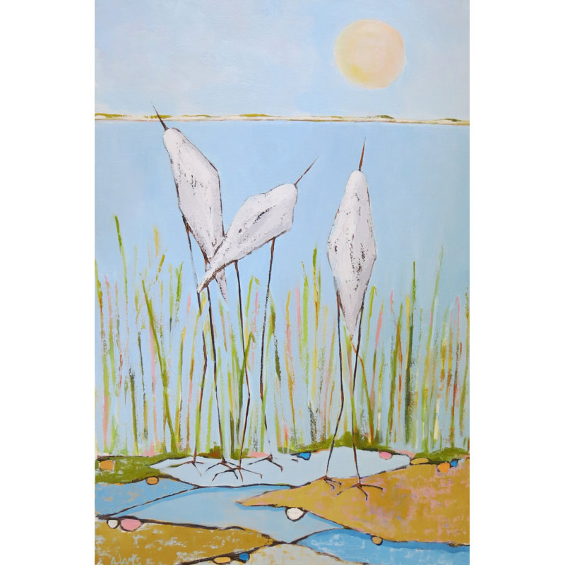 Bird Watchers Print by Phyllis Adams, 21.25" H x 17.25" W