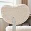 Fauteuil de méditation artificiel en poils de lapin plus, fauteuil à pattes croisées avec roulettes, fauteuil TDAH, fauteuil de bureau Criss-1705847752