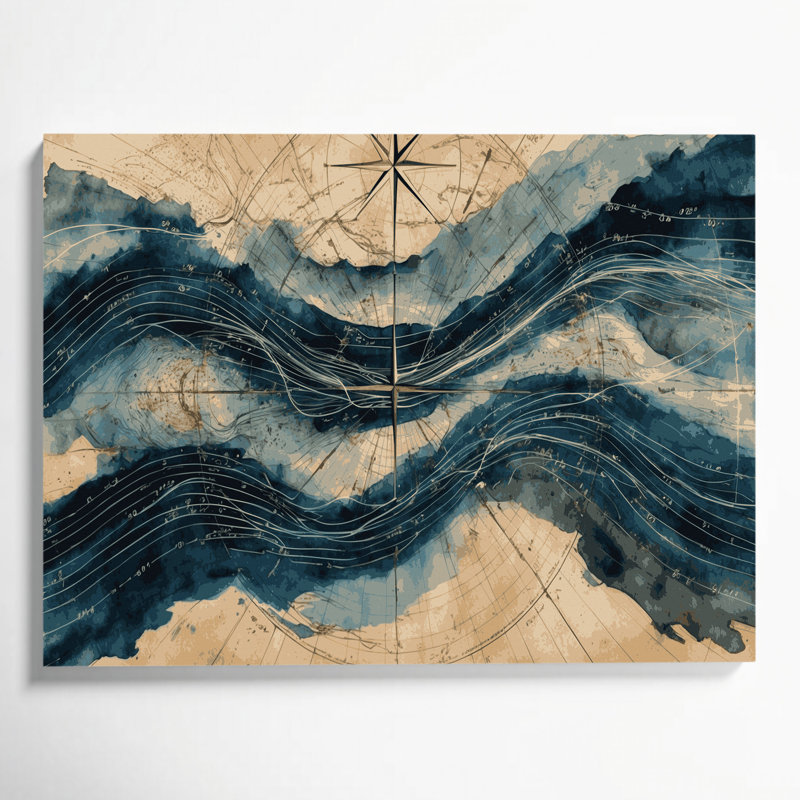 Art mural sur toile gris, H 11 po x l 14 po