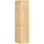 Paneled Wood Unfinished Bi-Fold Door