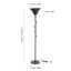 Arelus 161cm Traditional Floor Lamp