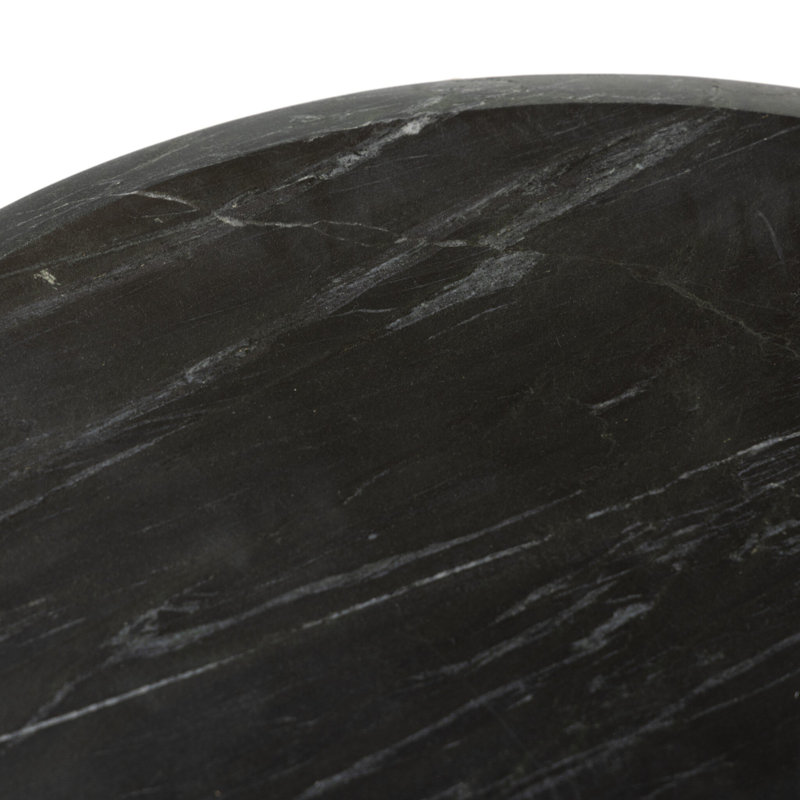 Dakota Marble Coffee Table, Black