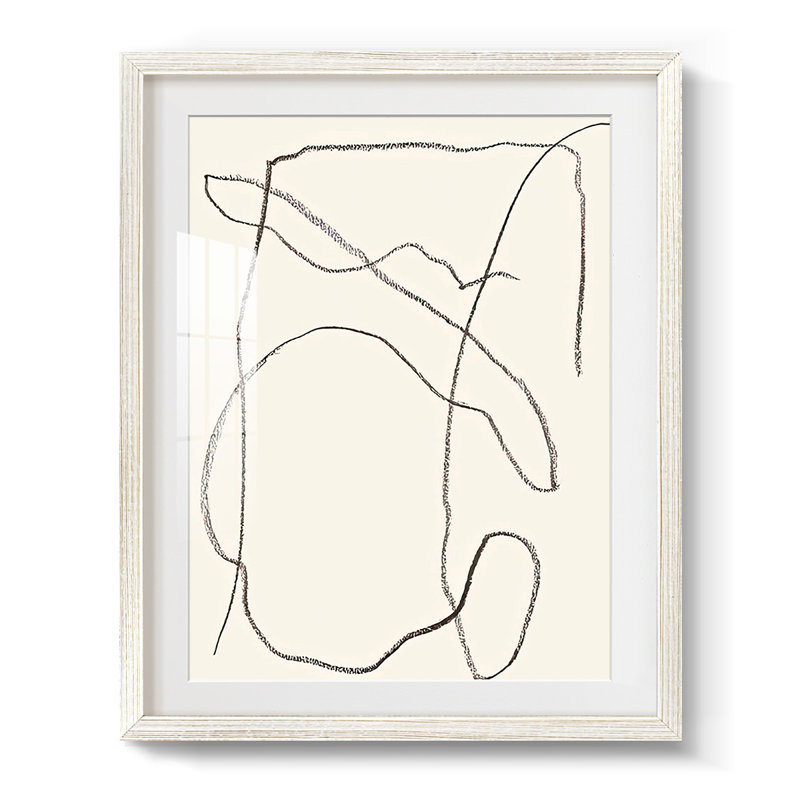 Ethereal Umber II - impression encadrée, H 25,5 po x l 17,5 po, Blanc