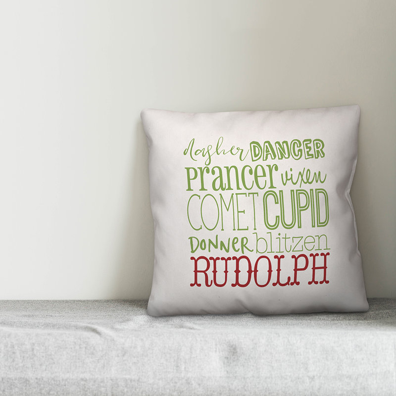 Reversible Pillow Cover, 20" x 20", Pillow Cover Only - Insert