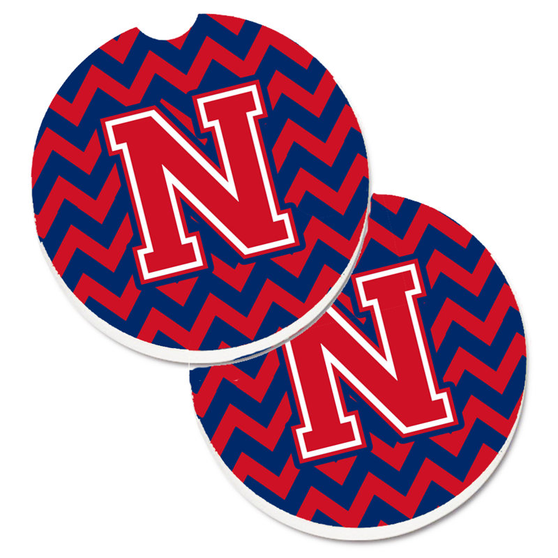 Sous-verre pour voiture, N, Bleu / pourpre