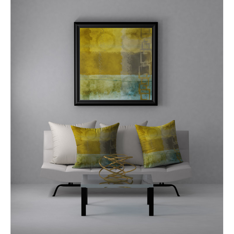 Housse de coussin et insert de coussin carré gratifiant Reap, 18" x 18"