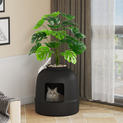 Garabet Polyethylene Plastic Litter Box