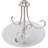 Nadda 1 - Light Satin Nickel Bowl Pendant