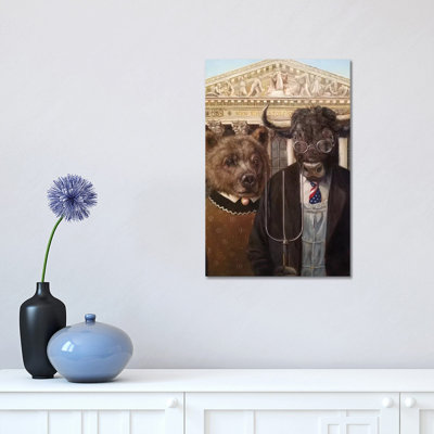 Wallstreet Gothic 2 by Lucia Heffernan - Wrapped Canvas Painting