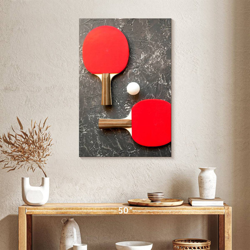 Sireci Table Tennis Rackets Texture, 30" H x 20" W