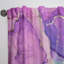 Art liquide translucide en rose et bleu - Rideau moderne - Velours obscurcissant - 1 panneau-75461335