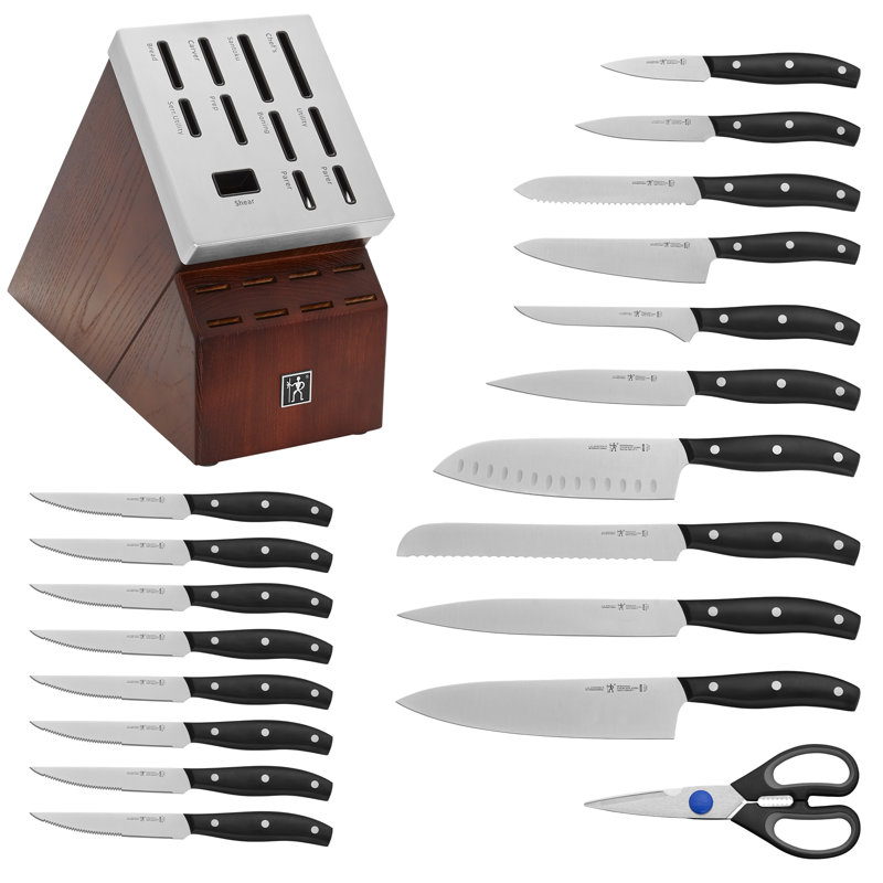 Statement 20-Piece Self-Sharpening Knife Block Set