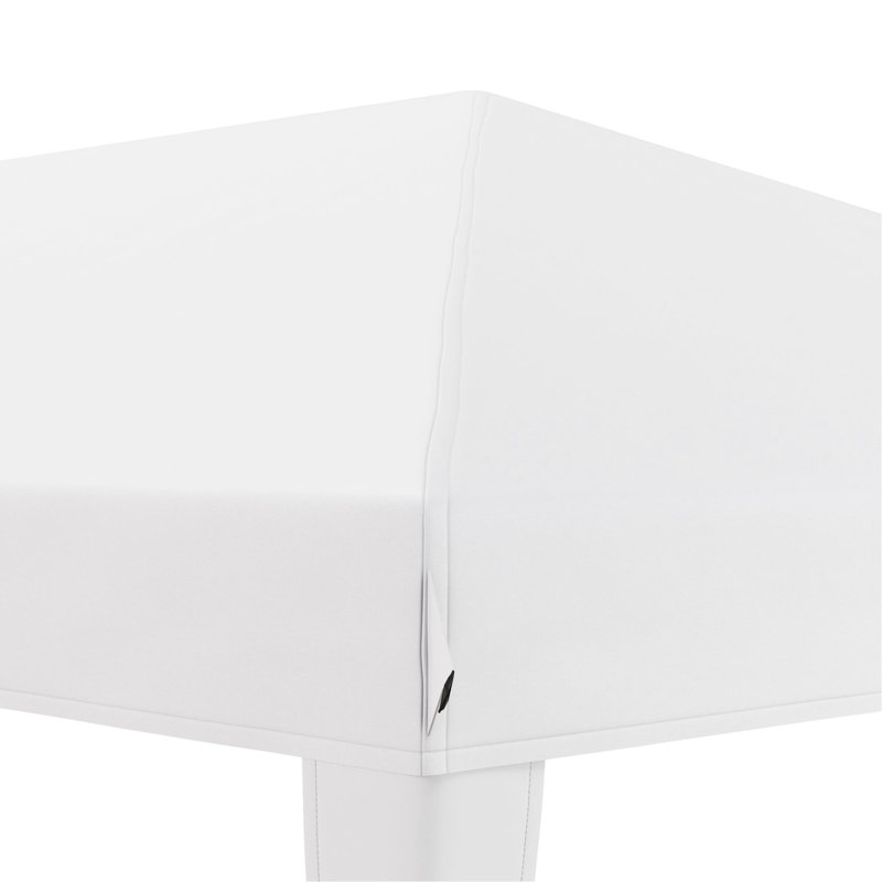 Auvent escamotable 10 pi x 19,2 pi, tente robuste pour les salons, abri de soleil instantané extérieur avec sac de transport, camping blanc,