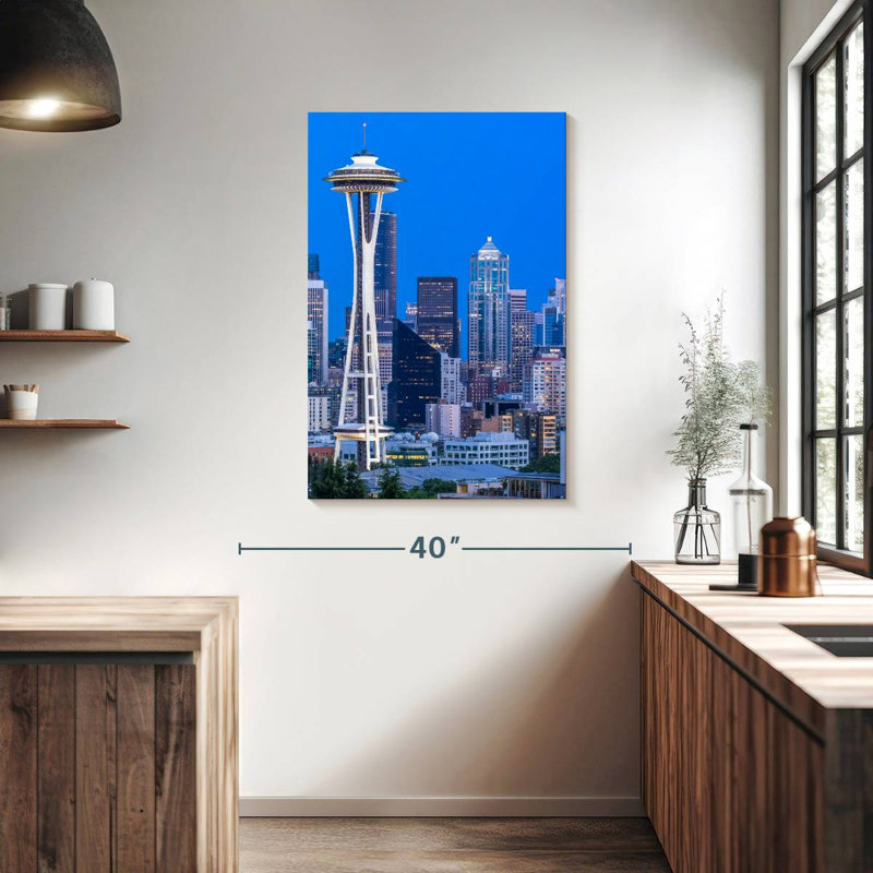 Nicci Seattle Blue Hour, 39" H x 26" W