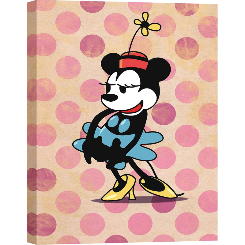Wrapped Canvas Print: Eric Chestier, Polka Dot Minnie , 80cm H x 60cm W