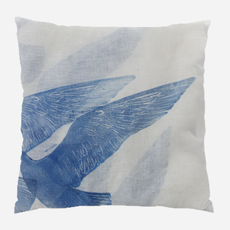 Reversible Throw Pillow, Microsuede, Indoor
