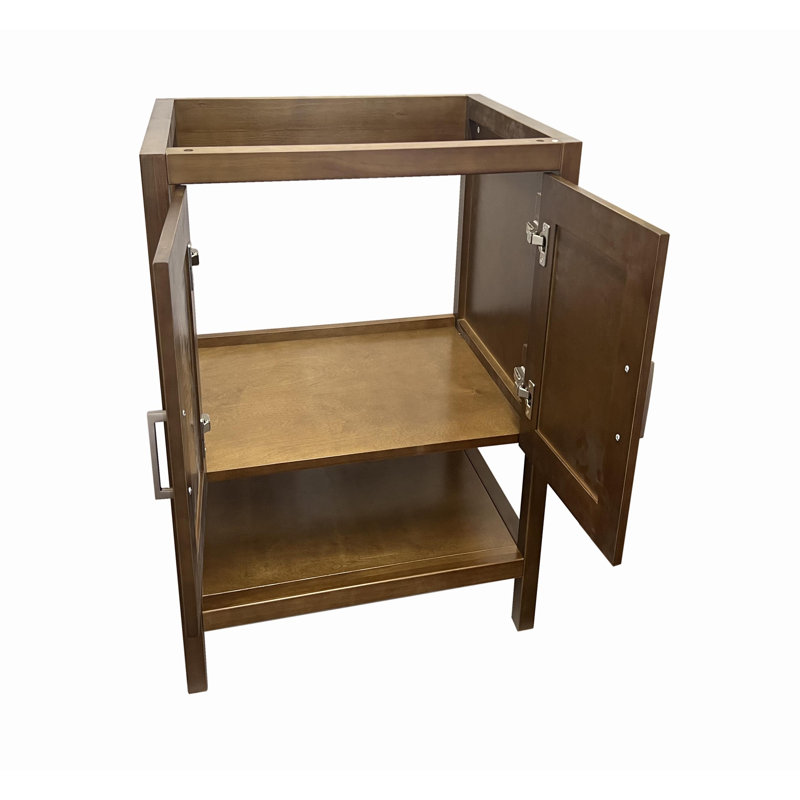 MOTEREY 24'' Single Bathroom Vanity Base Only, Brown