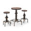 Bchester Swivel Adjustable Height Counter Stool with Metal Frame