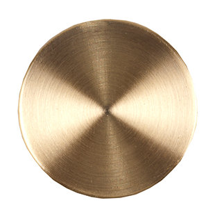 Alma 100% Steel Finial, Gold, 15.5cm H x 2.9cm W x 15.5cm D