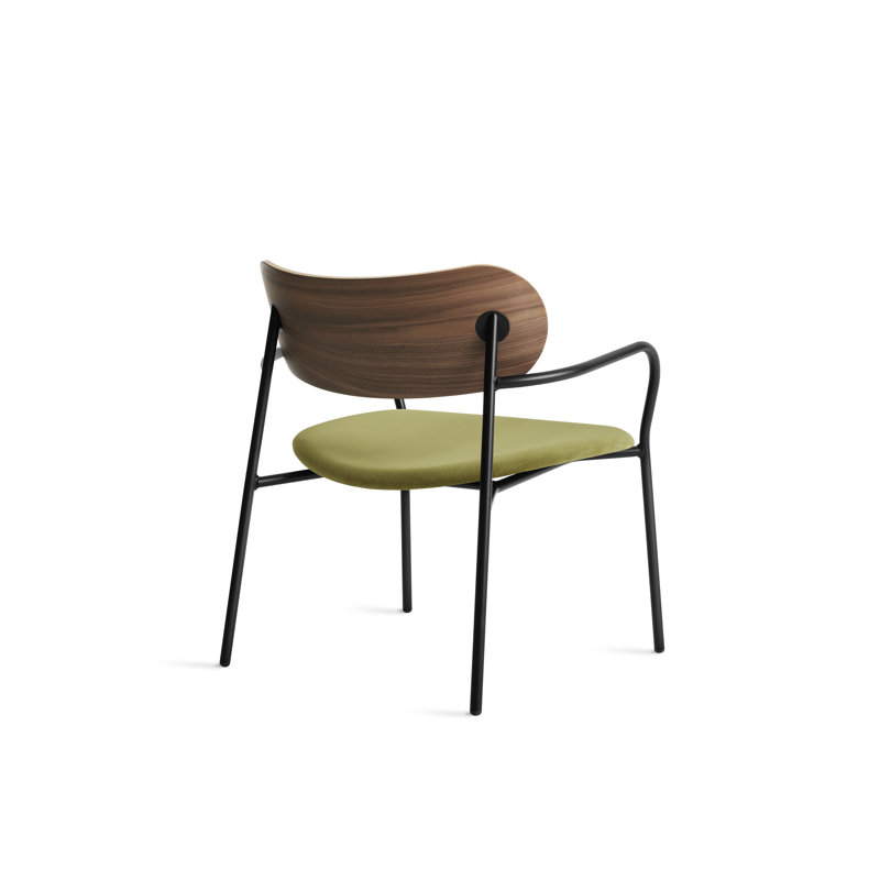 SideBySide Armchair, Bella Loden Performance Velvet