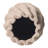 Modern Stoneware Vase With Sculpted Spiral Texture And Ribbed Vertical Detailing In Celine Trend Style For Contemporary Decorative Accents-357514581