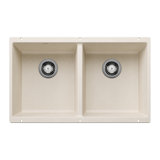 Precis SILGRANIT 29" L X 18.13'' W Double Bowl Undermount Kitchen Sink