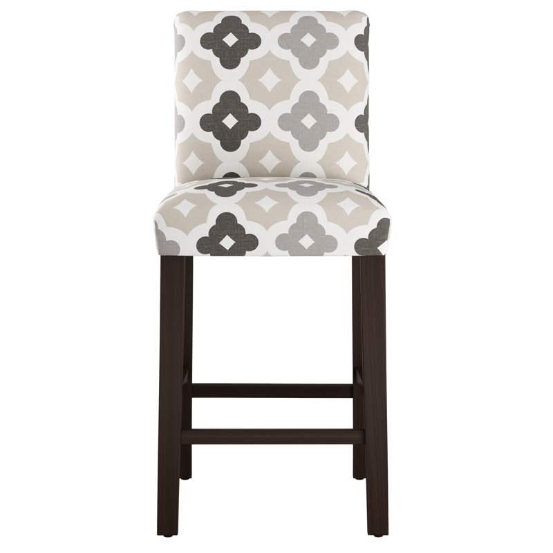 Tabouret de bar et de comptoir Sylva, Tabouret de bar (siège d'une hauteur de 31 po), Taupe, Espresso