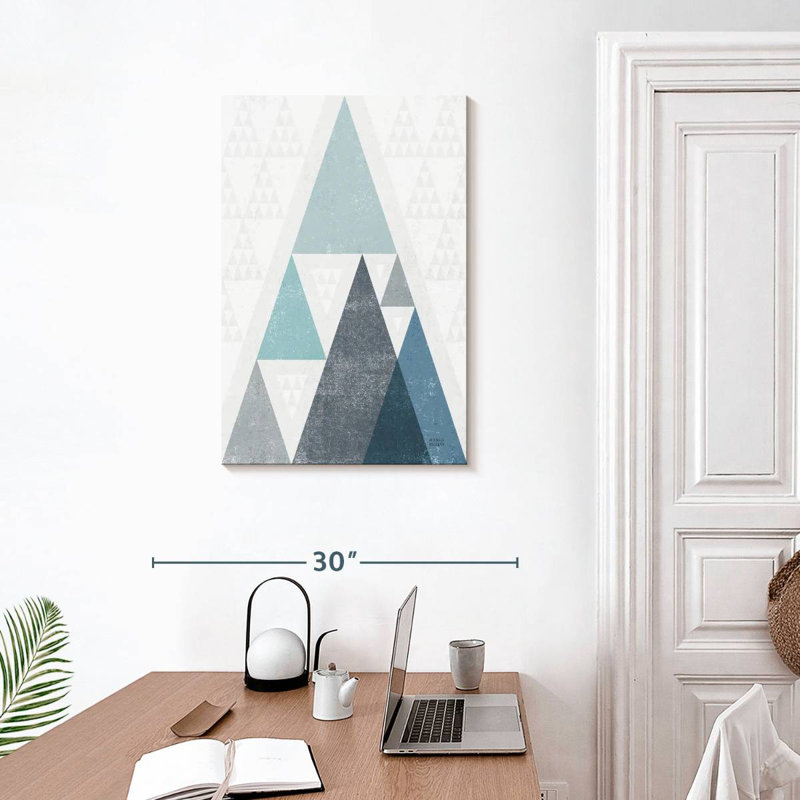 Avery Mod Triangles I, 30" H x 20" W