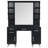 Beka Vanity Set with Mirror Make up Table Spa Beauty Styling Barber Station-504220398
