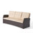  Wicker Sofa with Cushions for Elegant Patio Seating, Spacious Outdoor Loveseat with Durable Frame and Stylish Design, Comfortable Garden Furniture-2090745437