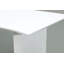 Bali White Lacquer Curved Executive Desk-1934673319