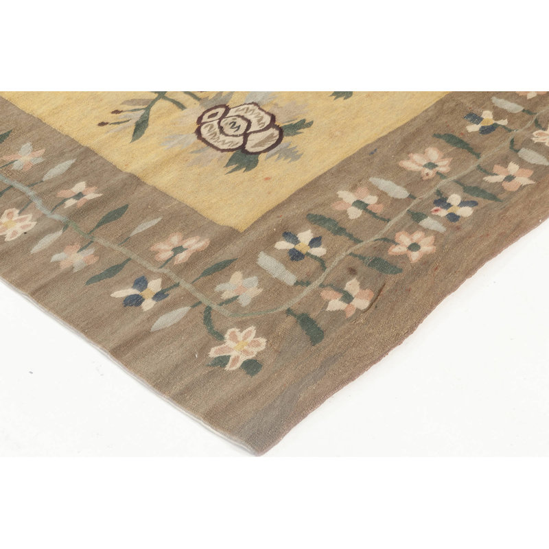Antique One-of-a-Kind Rectangle 5'10" X 8'10" Hand Knotted Area Rug