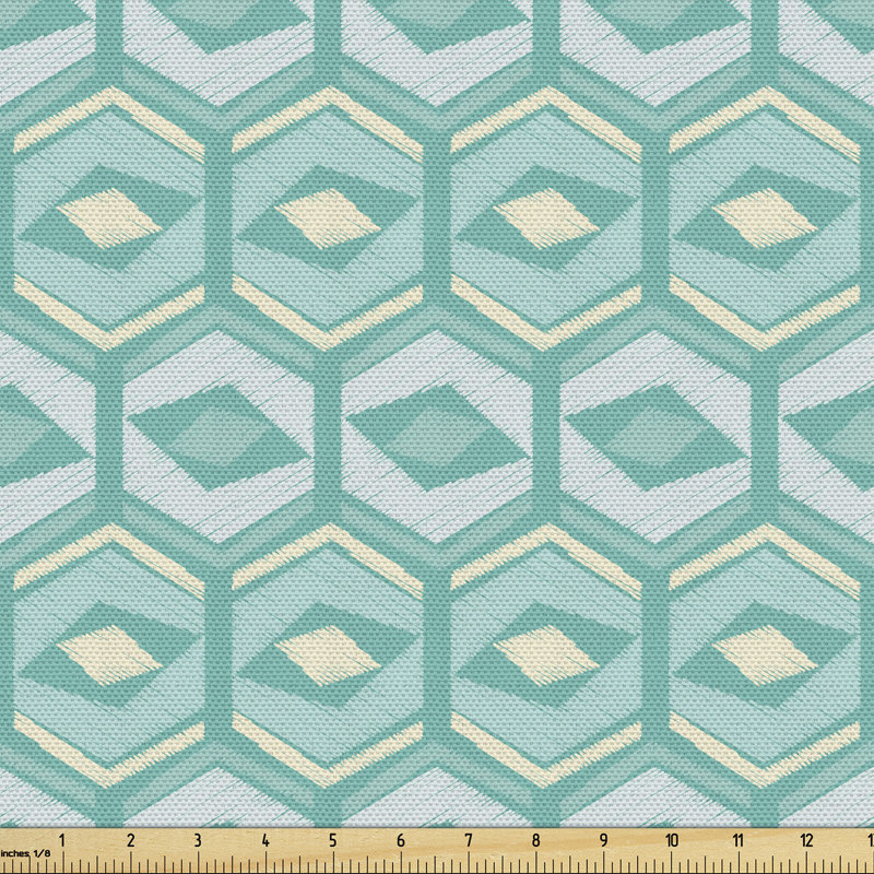 Valorie Rhombs and Hexagons Fabric