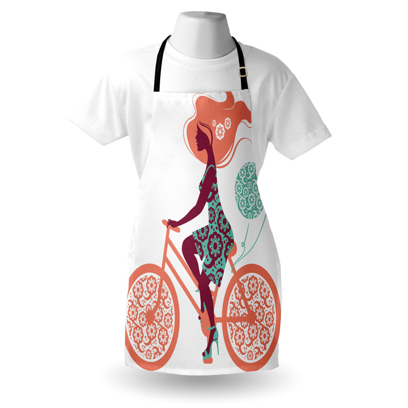 No Pattern Bib Apron