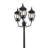 3-Light 94"in Matte Black Outdoor Post Light