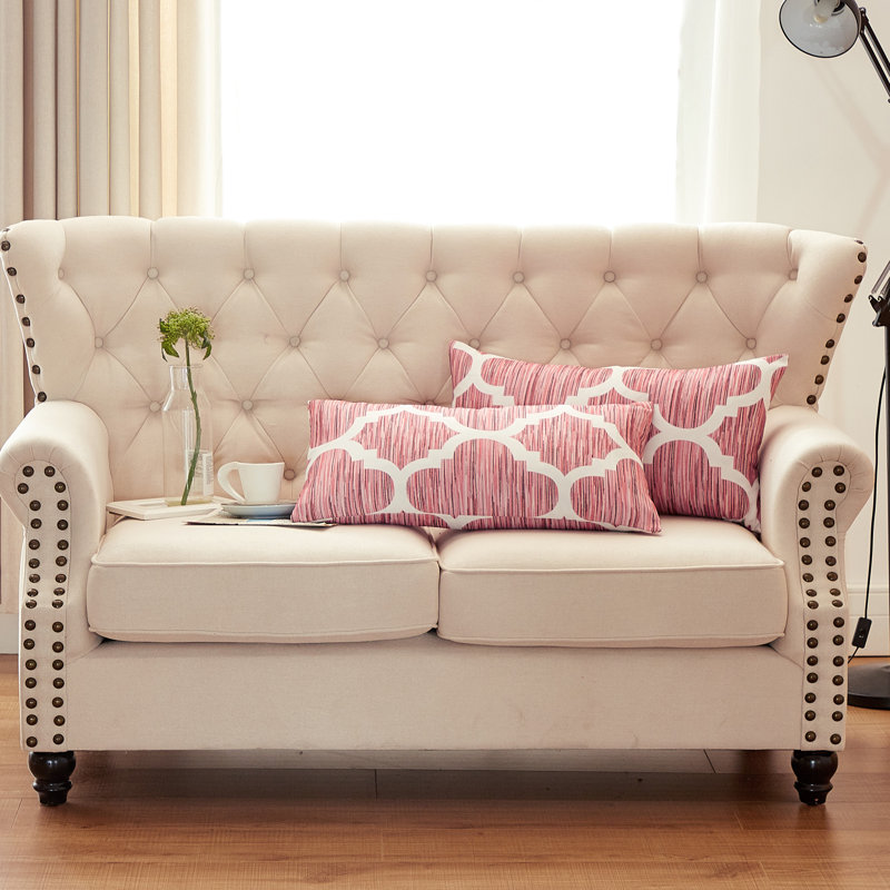 Floral Rectangular Lumbar Cushion Cover, Bridal Rose