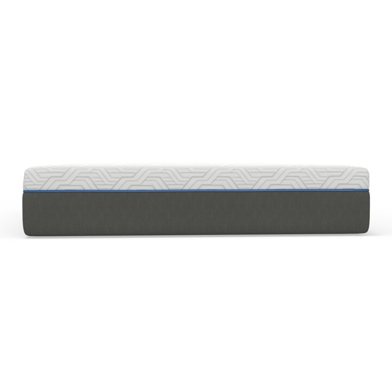 Matelas 12 po en mousse viscoélastique gélifiée ferme avec support de bord et grille d'air, Grand lit