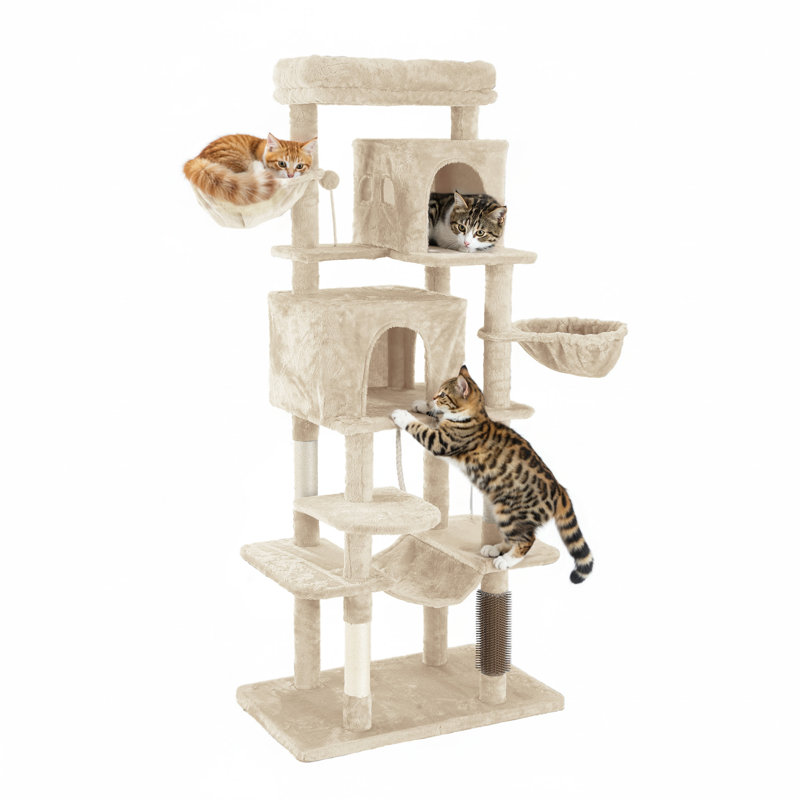 176 H Cat Tree, Beige