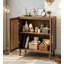 Buffet en noyer avec rangement-129685006