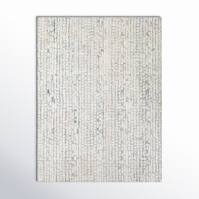 Mulbury Hand Tufted Gray/White Rug