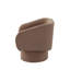 Fauteuil d'appoint pivotant en tissu classique-456555805