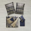 Ensemble d'édredon à carreaux double avec draps-128898475-128898472