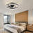 15.75" Low Profile Modern Style LED Ceiling Fan Light, APP+Remote Control, 6-Speed Fan, All Seasons-109247533-93722322-93722319