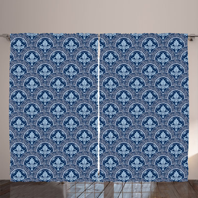 Semi Sheer Curtain Pair