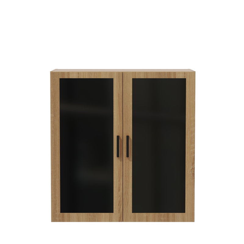 Mirella Cabinet with Glass Door Display, Sand Dune