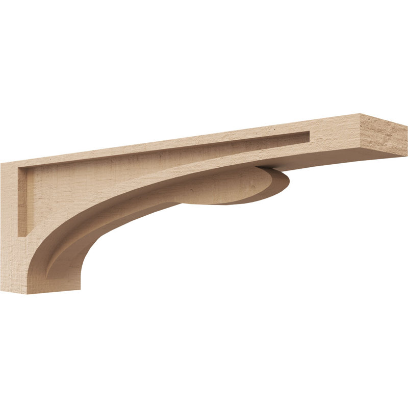 Bois de cèdre brut Viola TimberThane Corbel, apprêté brun clair, H 6 po x l 3 po x P 18 po