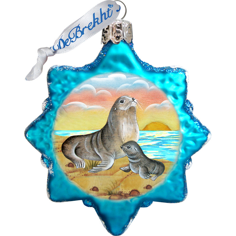 Keepsake 3 Piece Fun at the Beach Holiday Shaped Ornament Set